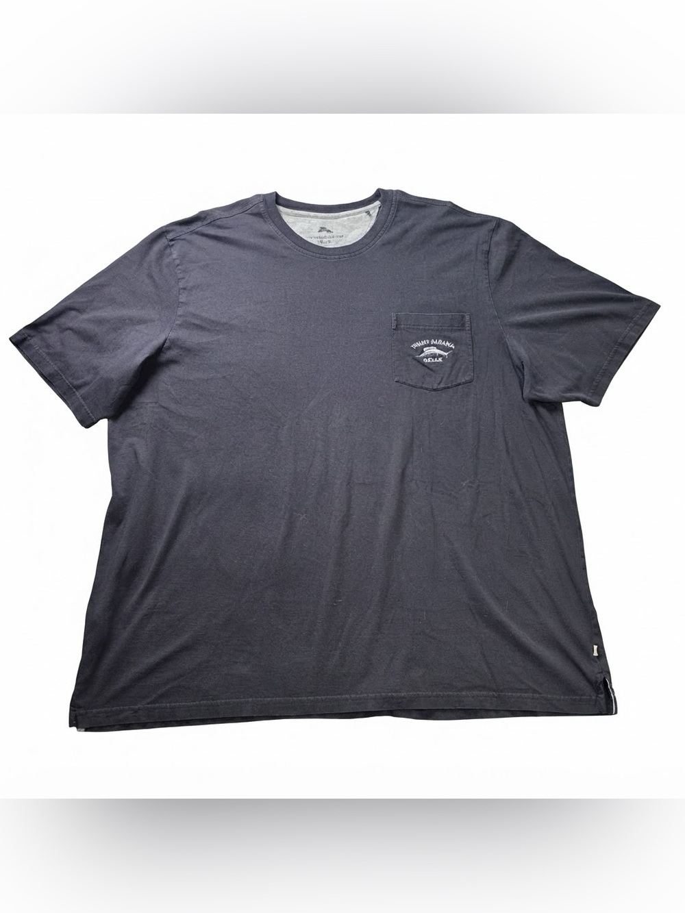 Tommy Bahama Relax Graphic Pocket Tee Charcoal Gray 3XL Big & Tall